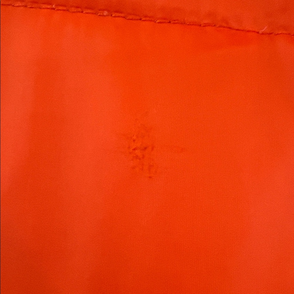 Culture Long Orange Down Puffer Vest | 90% Down | Sleeveless | Size S | NWT - Picture 6 of 12
